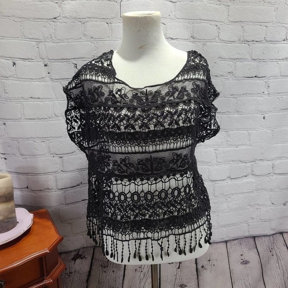 ANABELL fashion black lace top - Picture 5 of 15